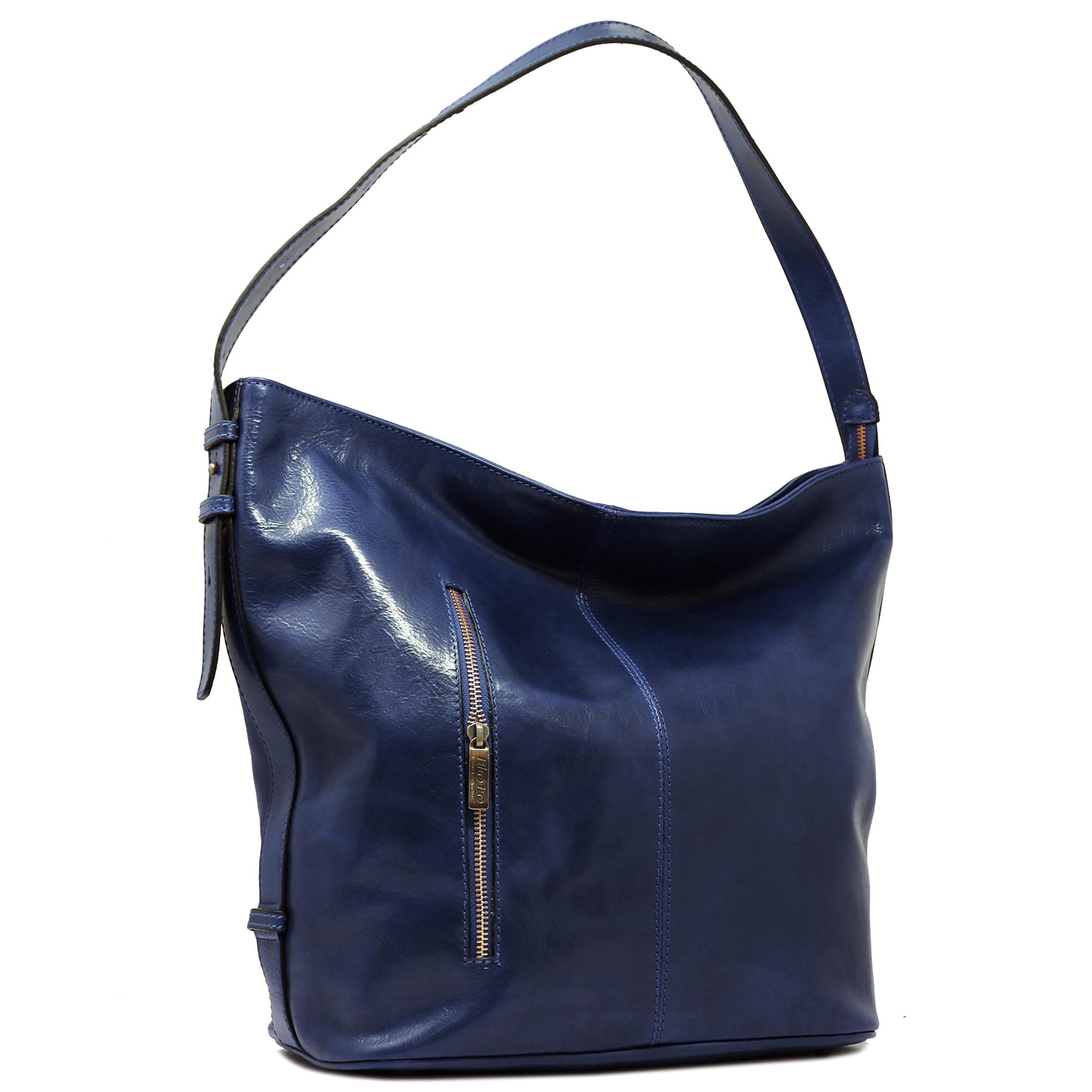 Floto Sardinia Genuine Leather Tote Bag for Women - Convertible Shoulder to Crossbody Purse - Stylish Handbag for Work, Travel & Everyday Use