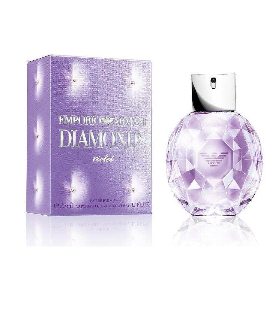 Emporio Armani Diamonds Violet 50ML Eau de Parfum Spray for Women - Floral Fragrance for Date Night & Special Occasions