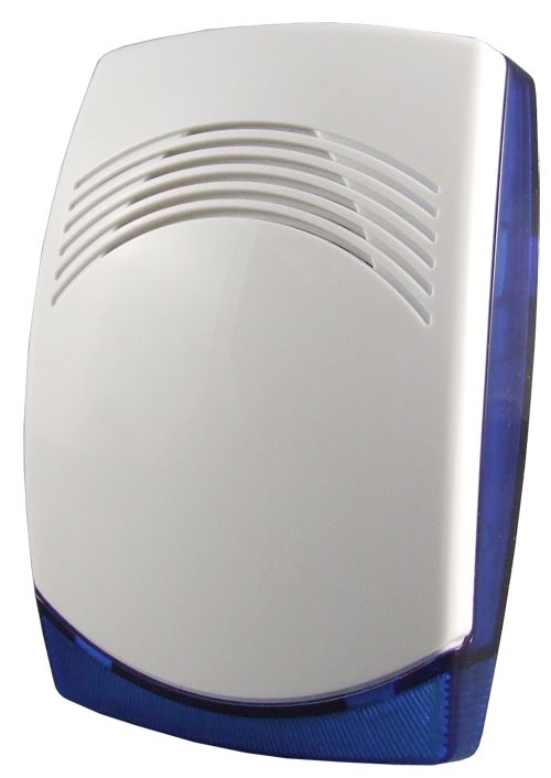Bedrade Indoor Siren with Blue LED Flashing Light, 12V - Perfect for Home Security, Alarm Systems & Emergency Warning