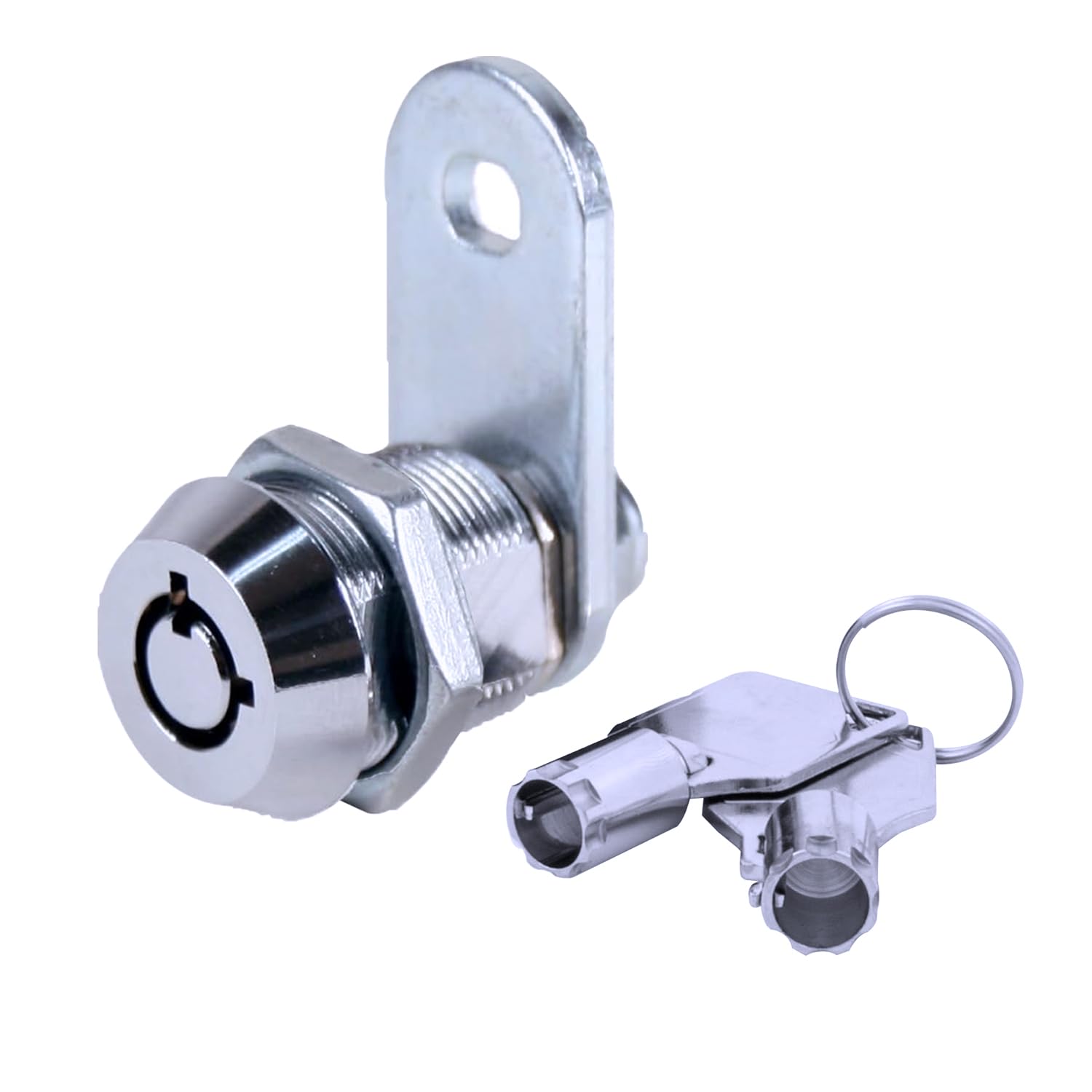 FJM Security MEI-2400AS-KA Tubular Cam Lock - Smart Home & Cabinet Security Solution | Baby Proofing Door & Drawer Lock | 5/8