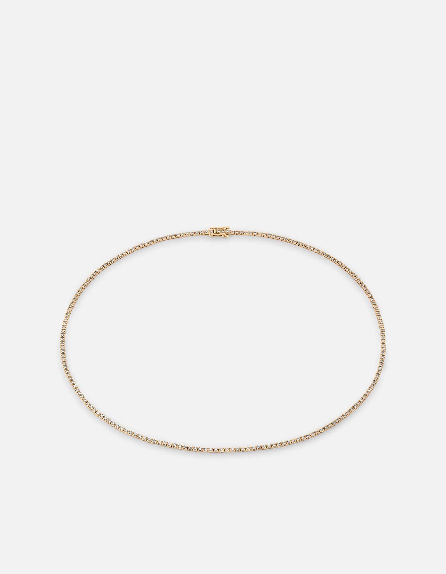 14k Gold Pavé Century Square Choker Necklace for Women - Elegant Layering Piece for Parties, Weddings & Everyday Wear