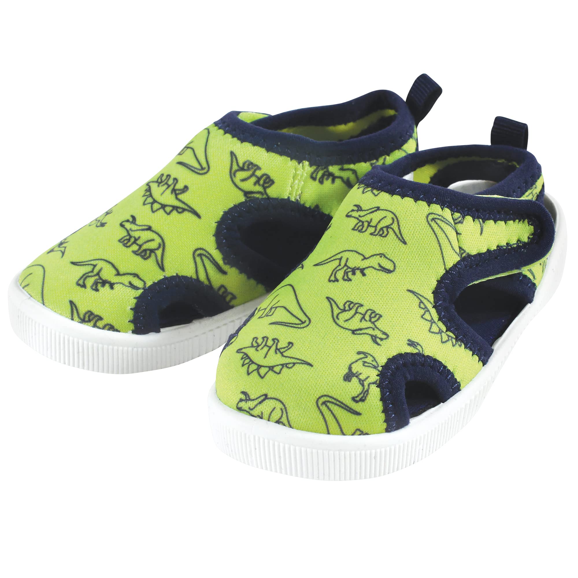 Hudson Baby Unisex Infant Sandals & Water Shoes - Green Dinosaur Design - Size 9 US - Perfect for Beach, Pool & Outdoor Play