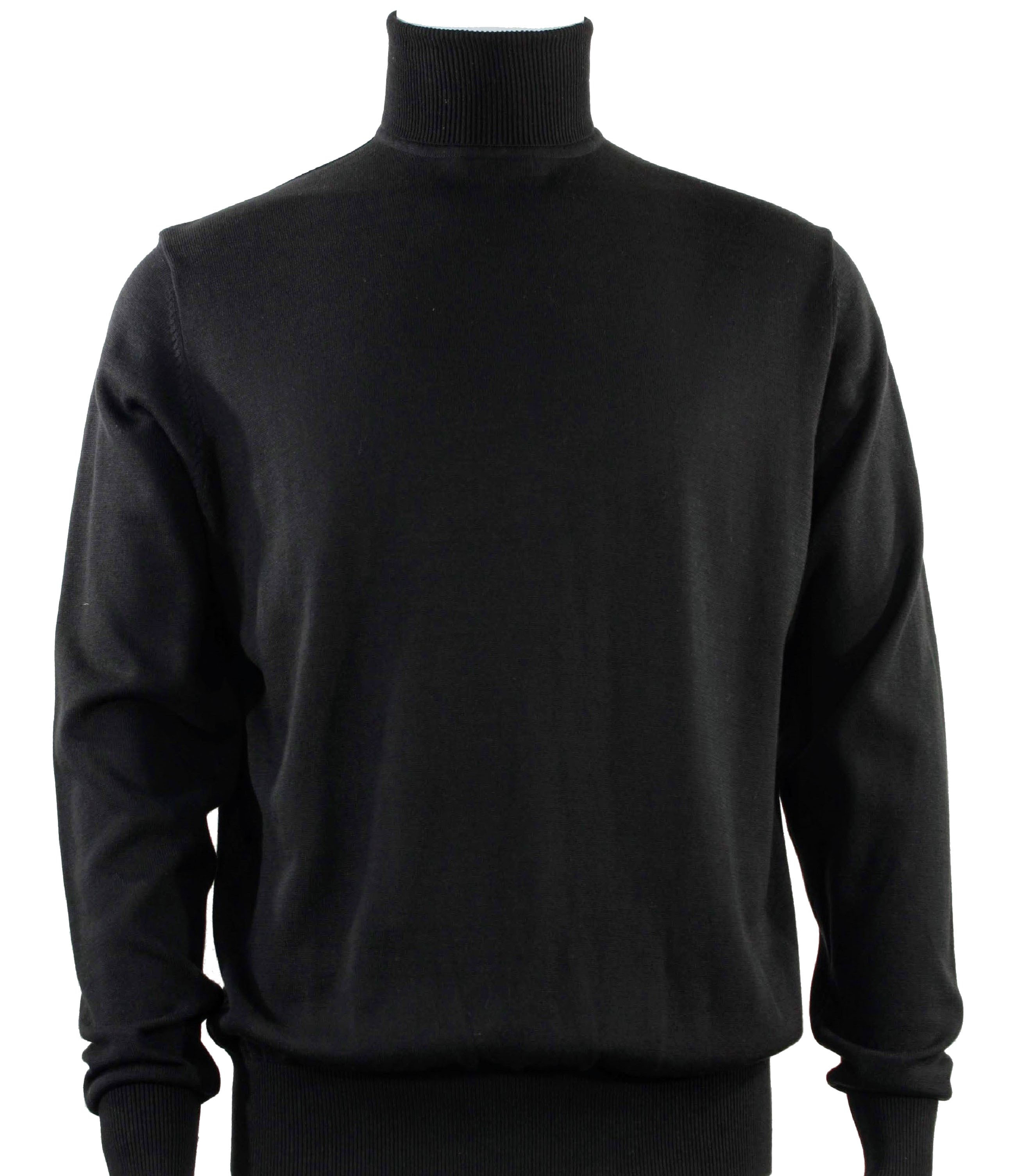Bassiri Long Sleeve Turtleneck Black Sweater for Women - Soft Winter Knit Pullover, Perfect for Office, Casual Outfits & Cold Weather Layering
