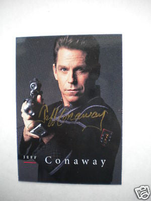 Babylon 5 Sci-Fi Collectible - Jeff Conway Autographed Insert Card | Rare Memorabilia for TV Show Fans & Collectors | Perfect for Display, Gifts & Sci-Fi Collections