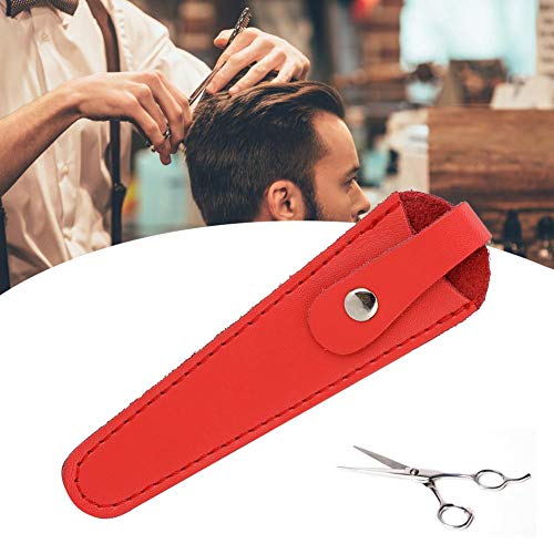 Professional Leather Scissors Holder for Hairdressers - Portable Scissors Storage Bag, Hairdressing Tool Organizer (3#) - Perfect for Salon, Barber Shop & Home Haircut Use