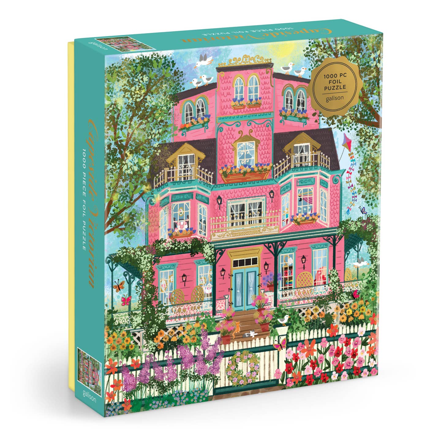 Joy Laforme Capeside Victorian 1000-Piece Jigsaw Puzzle - Perfect for Family Game Nights, Relaxation & Home Decor