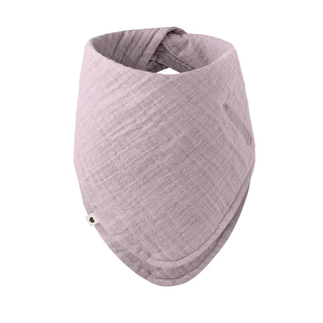 Bandana Bib for Babies - Soft & Absorbent Drool Bibs in Dusky Lilac - Perfect for Feeding, Teething & Everyday Use