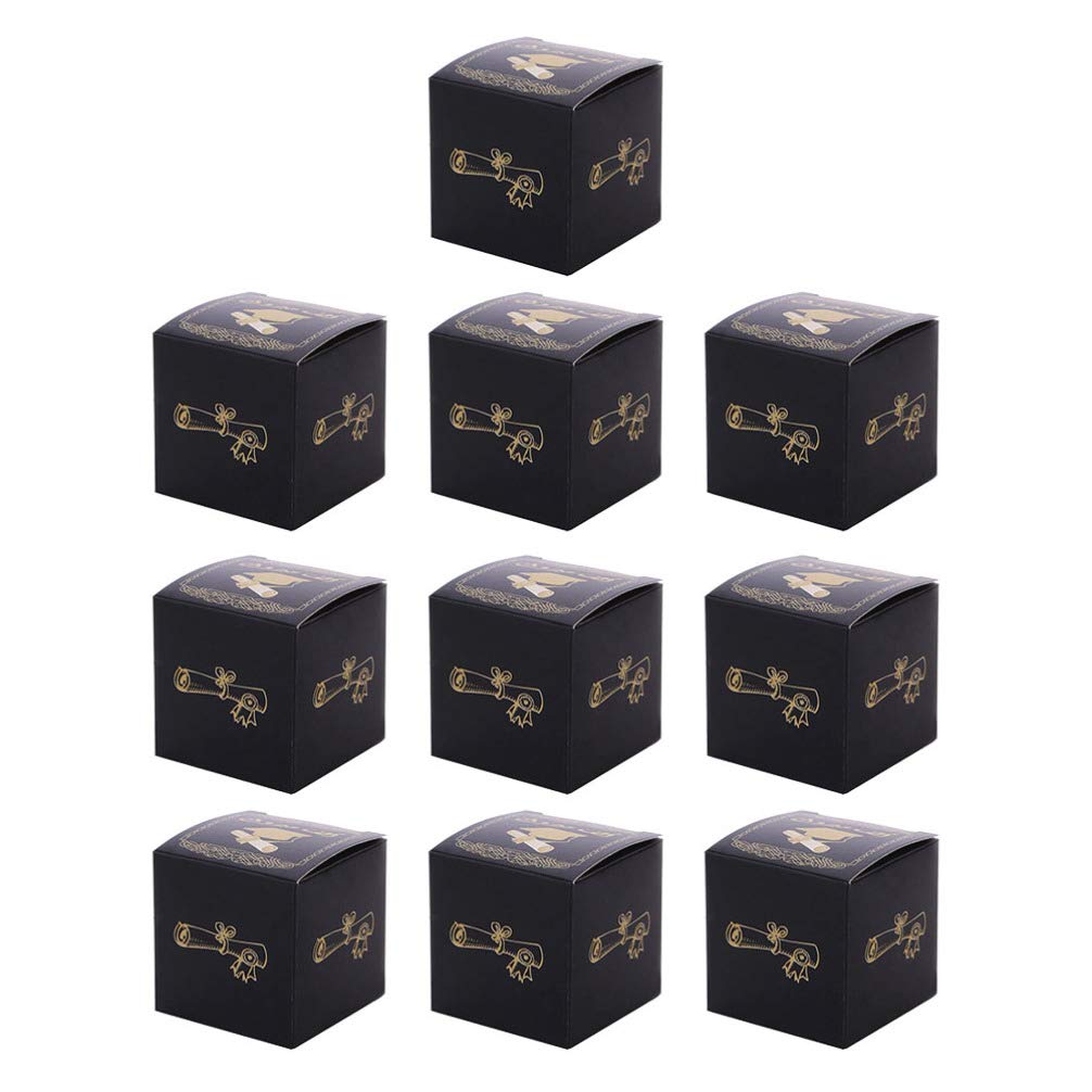 PRETYZOOM 20pcs Graduation Candy Boxes - Chocolate Gift Box for Party Supplies | Graduation Decor