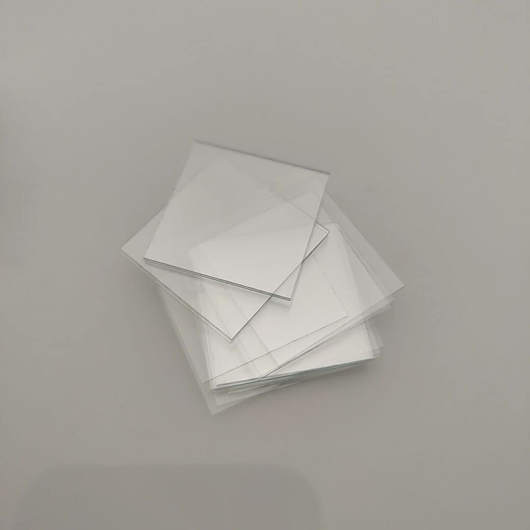 100 Pcs Transparent Square Glass Microscope Cover Slips 22x22mm - Premium Microscope Slides for Lab, School & Scientific Research - Ideal for Biology, Pathology & Optical Instrument Use