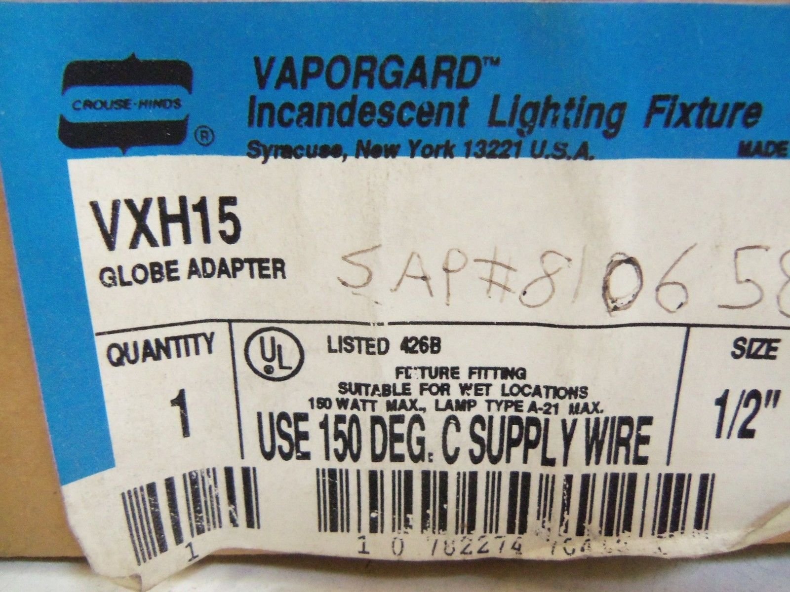 VXH15 E26 Incandescent Light Bulb Socket - Standard Base for Vintage Edison Bulbs, Perfect for Home Lighting, Lamps, and DIY Projects