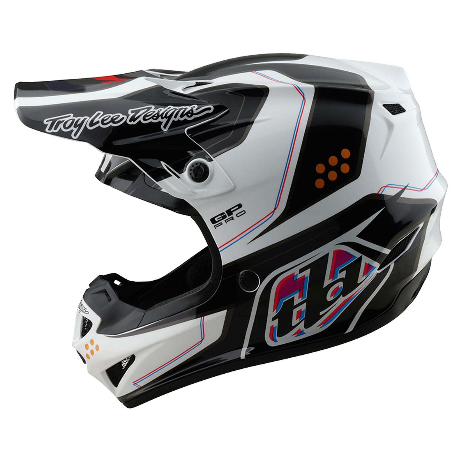Youth GP Pro Helmet Trooper White - Lightweight & Durable Motorcycle Helmet for Kids - Perfect for Racing, Motocross & Outdoor Adventures