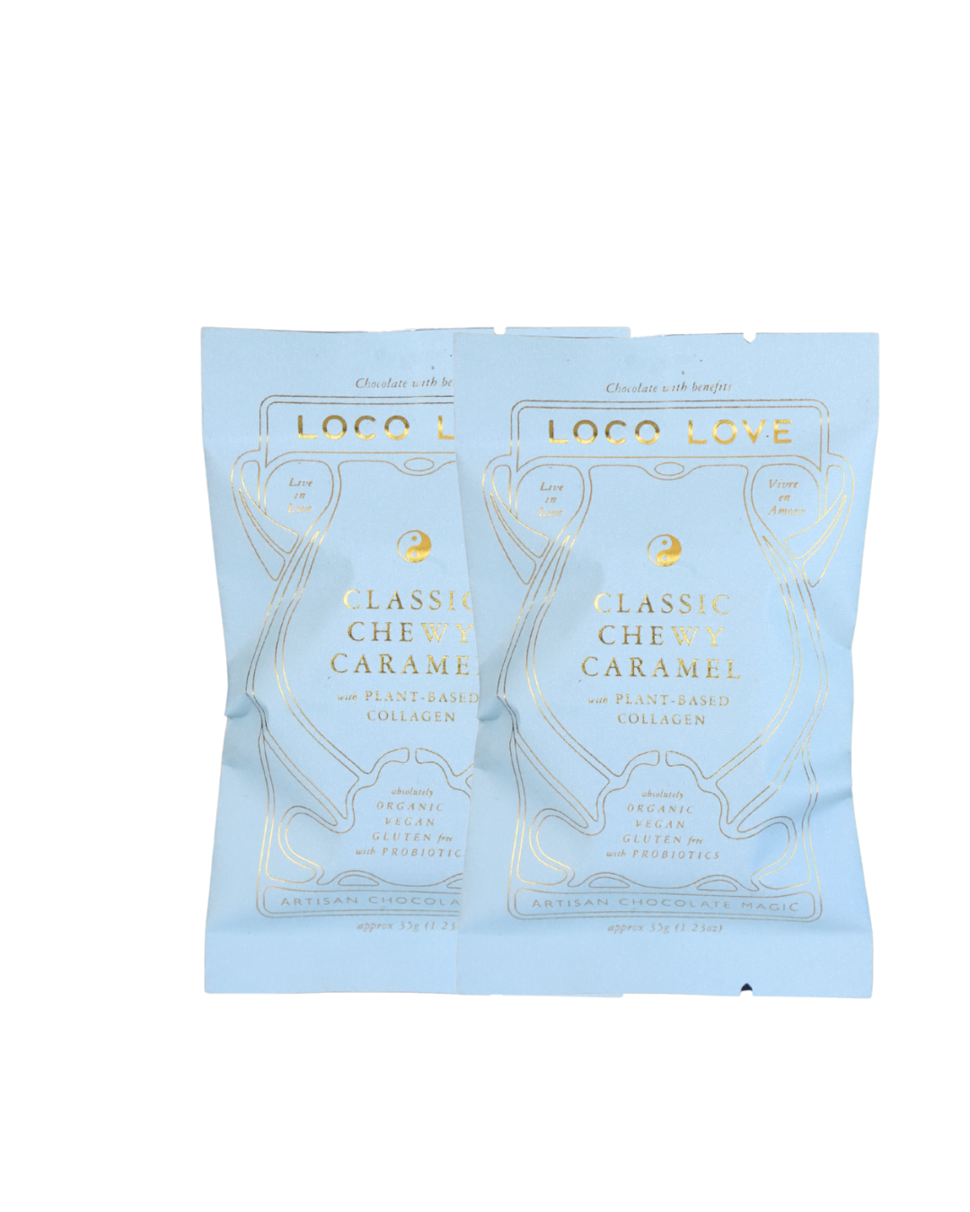Loco Love Classic Chewy Vegan Caramel Candy - 2 Pack | Plant-Based Sweet Treat for Parties, Gifts & Snacking