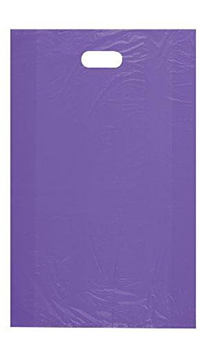 1000 Pack Purple Heavy-Duty Plastic Bags 15x4x24 Inches - Large Durable Merchandise Storage Bags for Retail, Shipping & Warehouse Organization