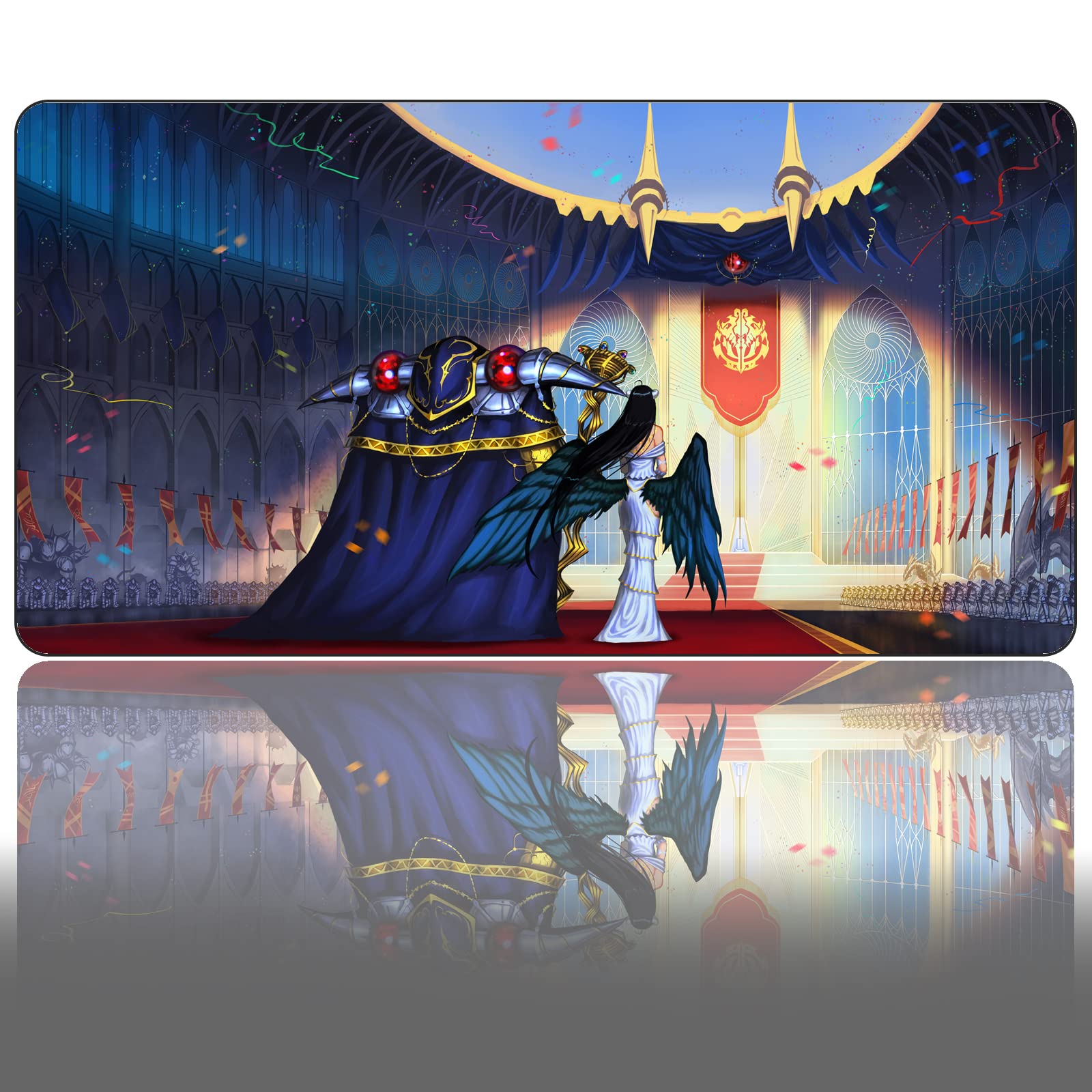 Overlord Anime Large Gaming Mouse Pad - Non-Slip XXL Desk Mat (27.55x12 inch) for PC Computer Accessories | Perfect for Gamers, Office & Home Workspace