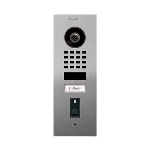 Doorbird DB D1101FV FM IP Video Door Station Flush Mount - Smart Home Security System for Front Door Monitoring & Intercom (Indoor/Outdoor Use)