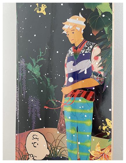 TOMOKAZU MATSUYAMA X PEANUTS X HUF Skateboard Deck - Limited Edition Collectible Art Board for Skateboarding and Wall Decor