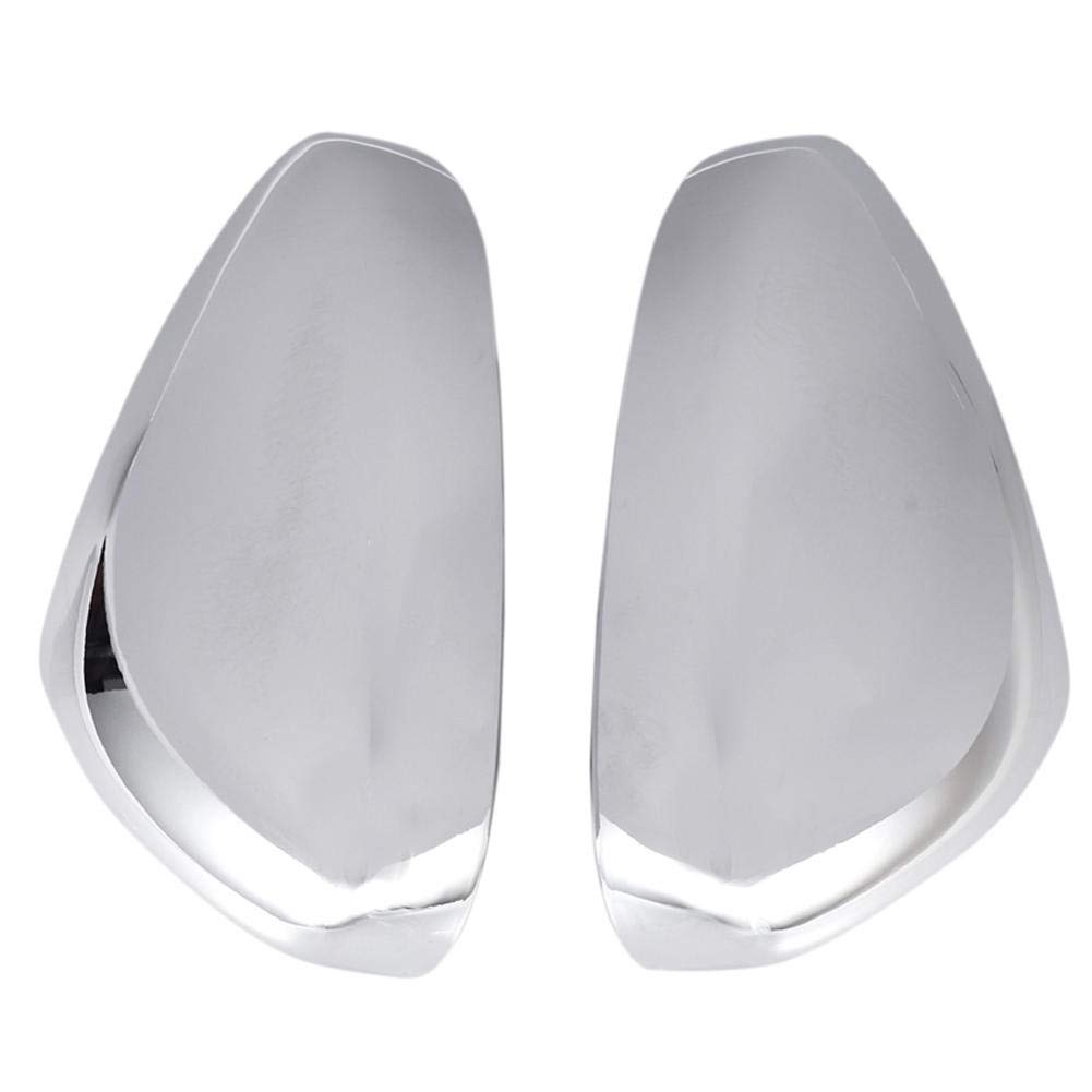 Chrome Car Mirror Covers for Peugeot 3008 & 5008 (2017-2018) - Glossy Side Mirror Accessories | Rearview Mirror Overlays for Enhanced Style & Protection