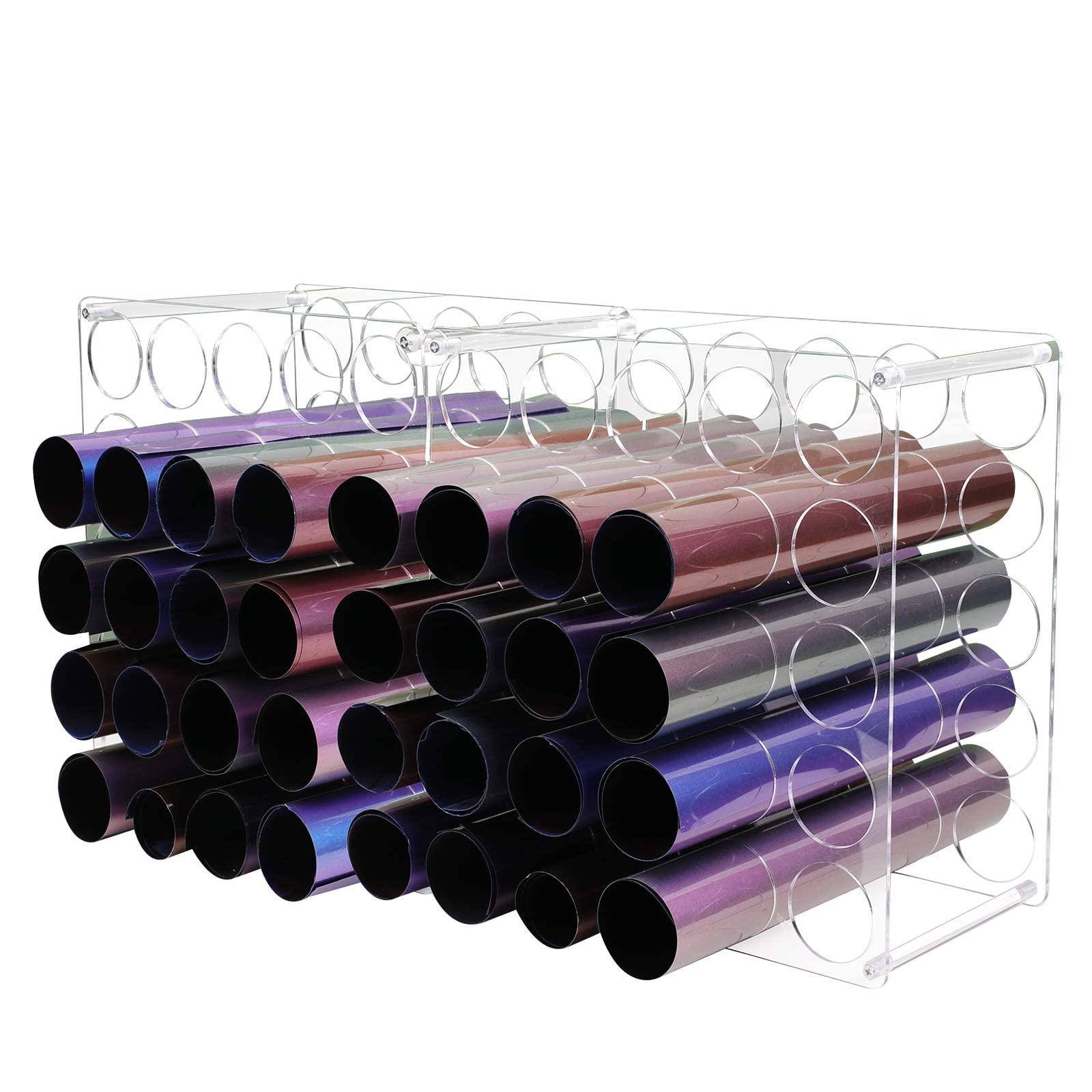 Volepet 25-Hole Vinyl Roll Storage Rack - 12