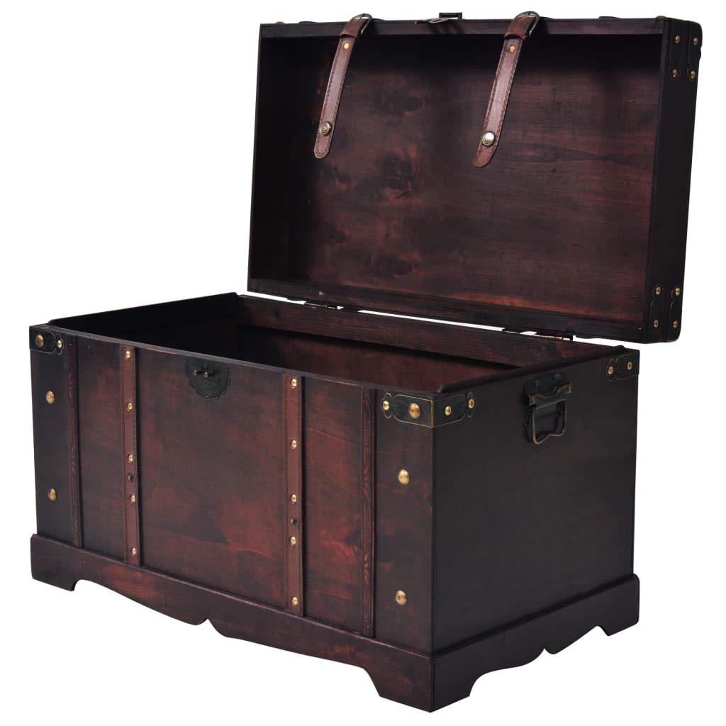 AYNEFY Treasure Chest Storage Box - Chipboard Jewelry & Book Organizer for Home, Office & Travel - Perfect for Rings, Necklaces, Books & Keepsakes