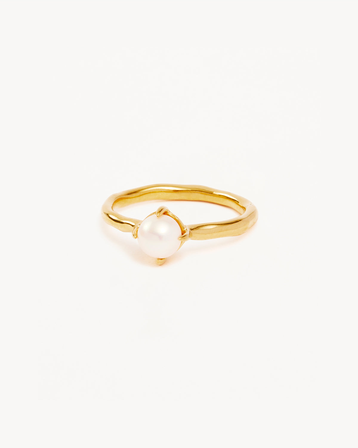 18K Gold Vermeil Endless Grace Pearl Ring - Elegant Jewelry for Women, Perfect for Weddings, Anniversaries & Special Occasions