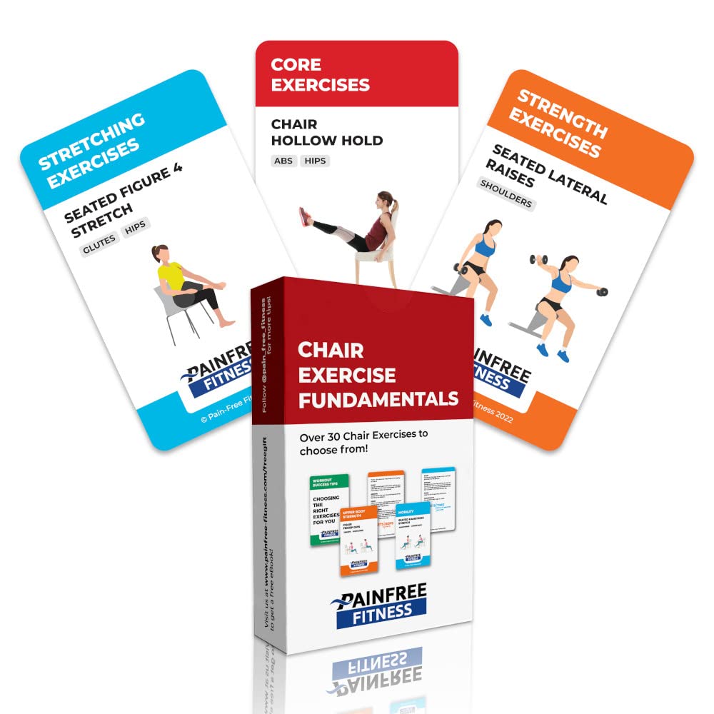 Exercise Flash Cards - Workout Cards Deck for Home & Gym - Fitness Training Cards for Women & Men - Perfect for Home Workouts, Travel & Office Breaks