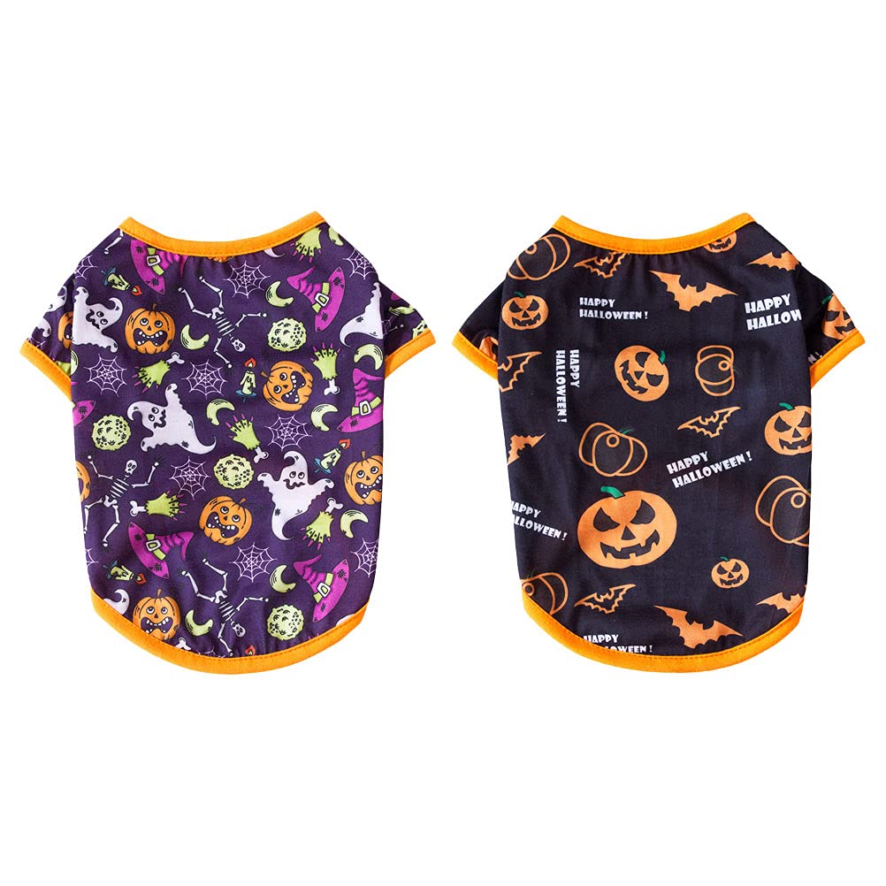 POPETPOP 2-Pack Halloween Pet Costumes for Dogs - Funny Cosplay Outfits for Pet Theme Parties | Perfect for Halloween Dress-Up, Costume Contests & Photo Shoots