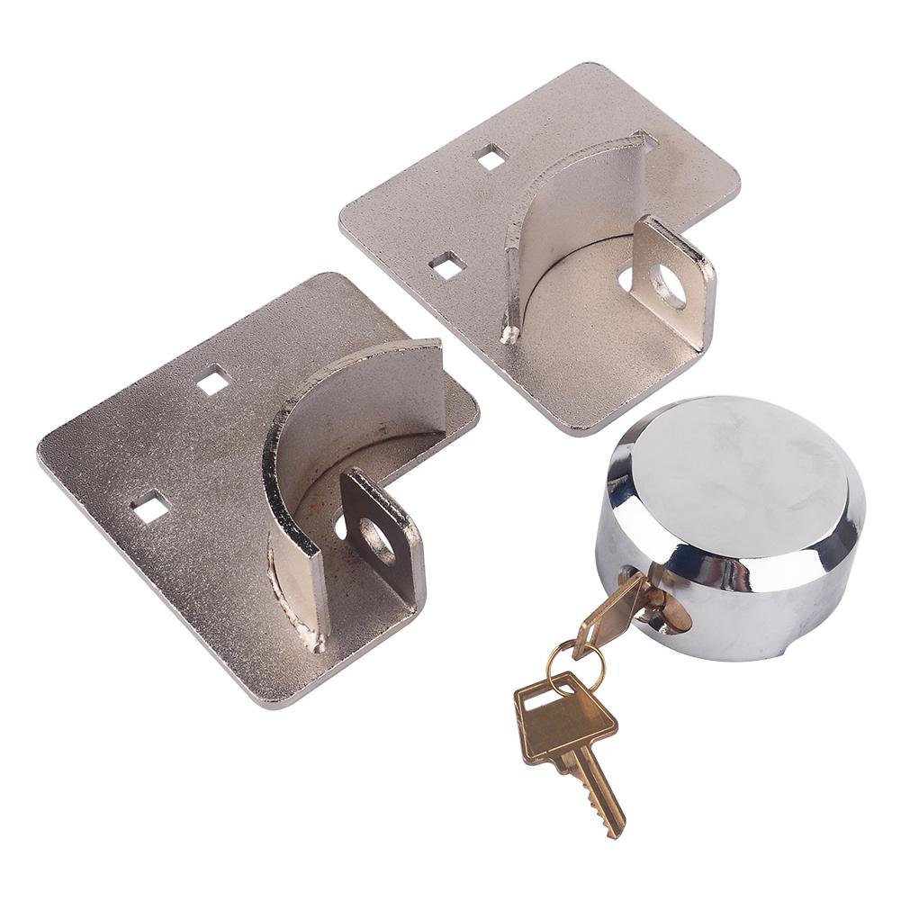Heavy Duty Steel Security Hasp Shackle Lock Set with Bolt - 73mm Van Garage Shed Door Padlock for Enhanced Protection | Ideal for Storage Units, Tool Sheds & Outdoor Equipment Security