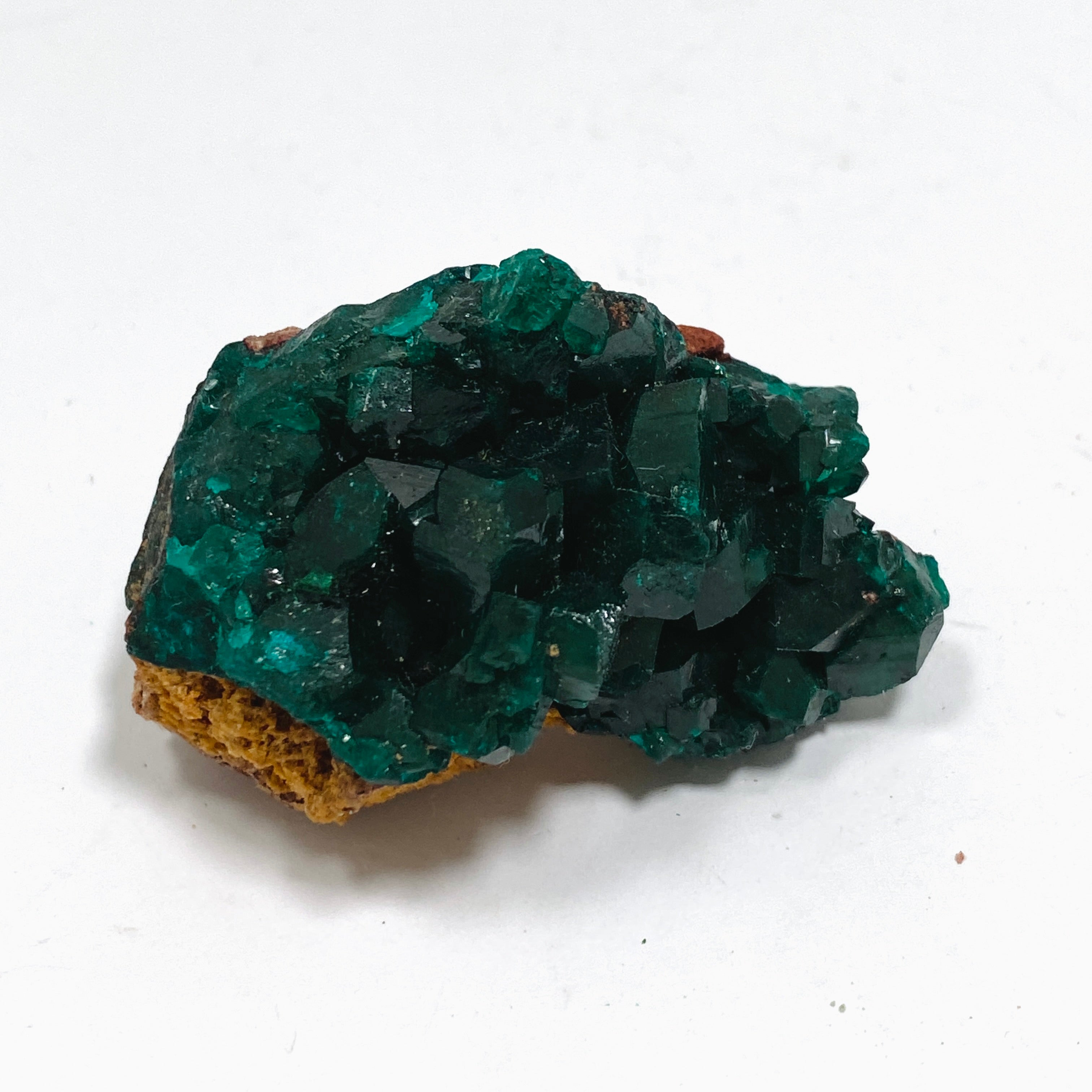 Natural Dioptase Crystal Specimen - Rare Green Mineral Stone for Collectors & Healing - Perfect for Home Decor, Meditation & Energy Work