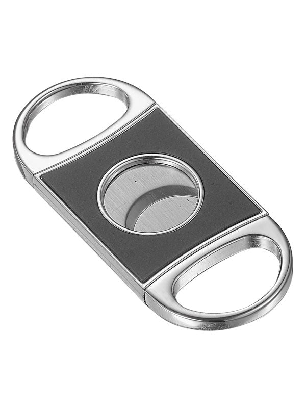 Premium Vincent Gunmetal Double Guilloche Cigar Cutter - Sharp Stainless Steel Blades for Perfect Cuts | Ideal for Cigar Aficionados, Gifts & Special Occasions