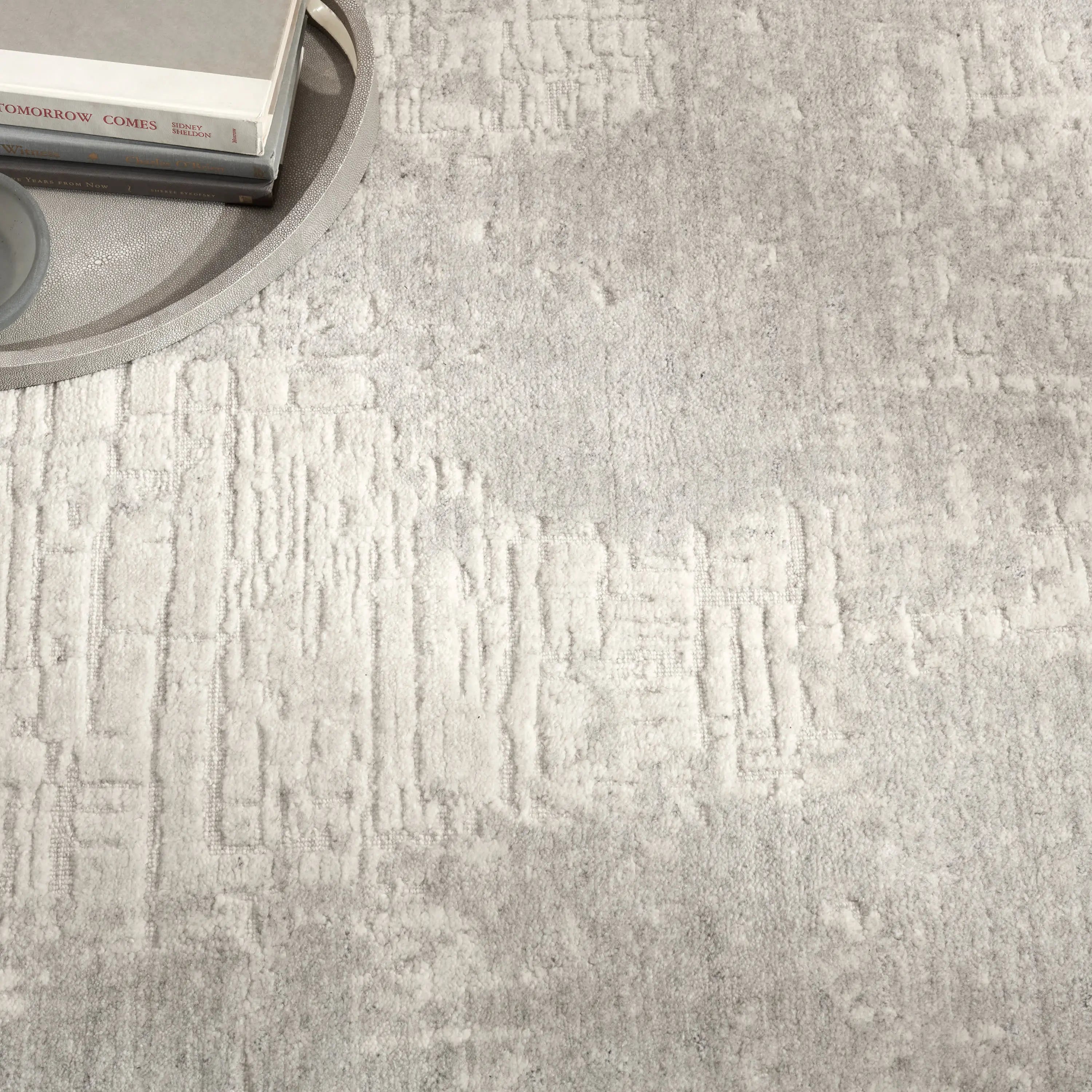 Dash & Albert Bennett Grey Handwoven Wool Rug - Soft & Durable Area Rug for Living Room, Bedroom, Dining Room - Perfect for Home Decor & Cozy Spaces