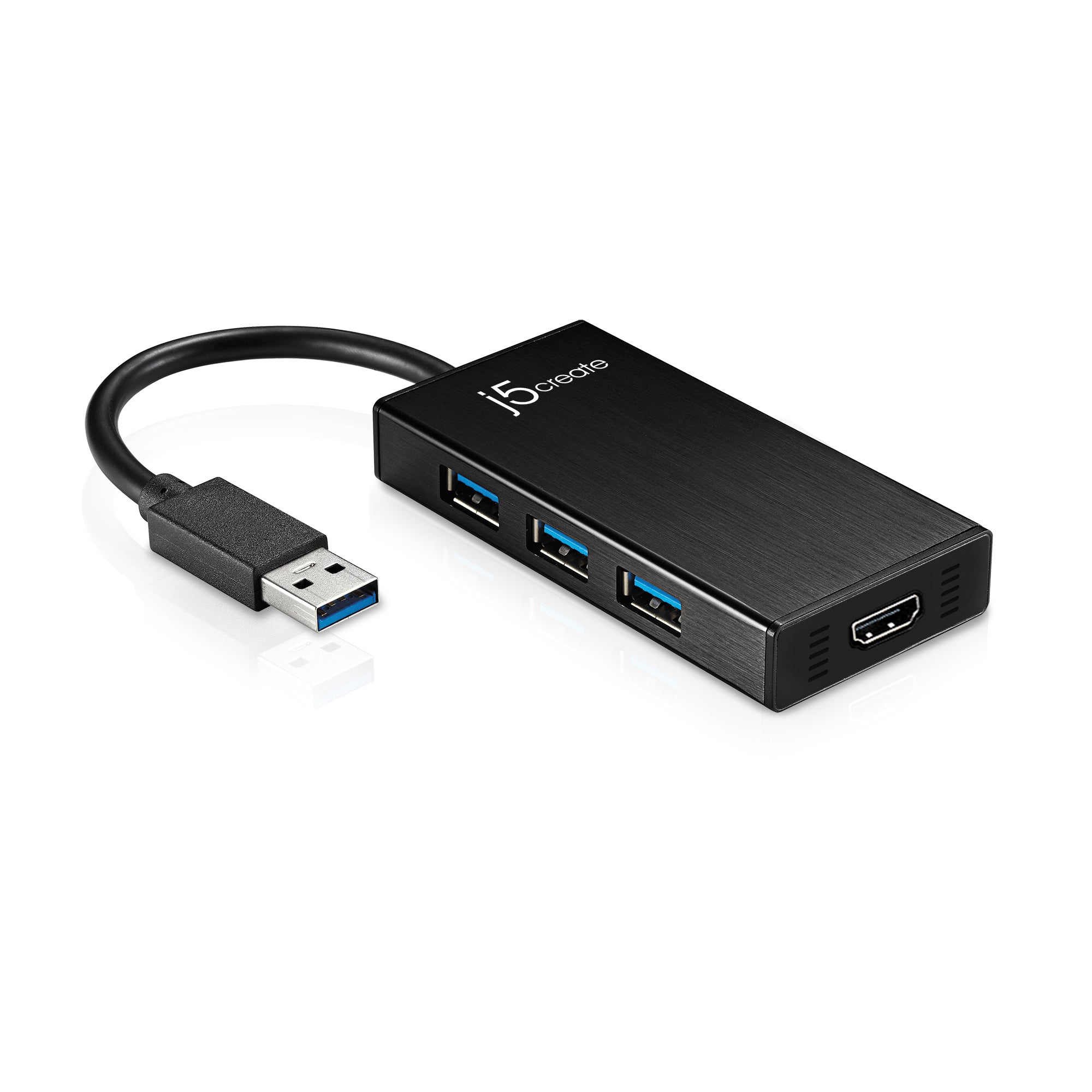 USB 3.0 Multi-Port Adapter with HDMI, Ethernet, USB-C & SD Card Reader - High Speed Data Transfer for Laptop, PC & Mac - Perfect for Home Office, Gaming & Travel Connectivity