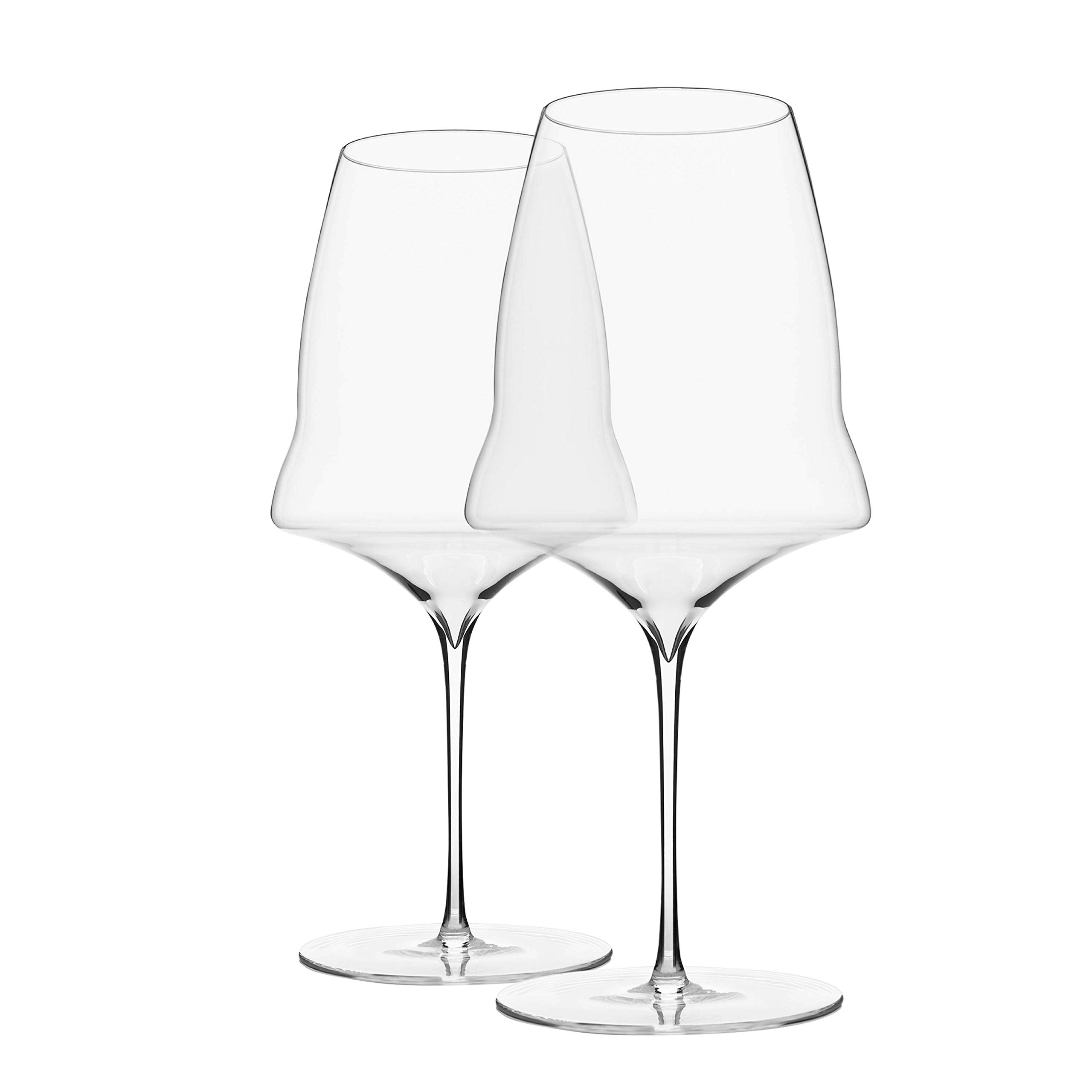 Kurt Josef Zalto Josephine No. 3 Red Wine Glasses Set of 2 - Elegant Crystal Stemware for Fine Dining & Entertaining