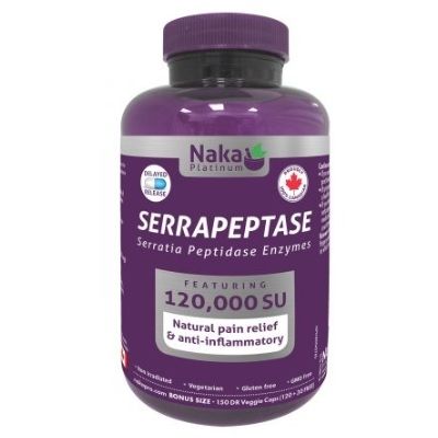 Serrapeptase 120,000 SU High Potency Enzyme Supplement - Supports Joint Health & Inflammation Relief for Active Lifestyles