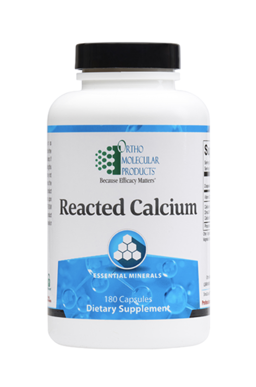 Ortho Reacted Calcium Supplement - 180 Capsules for Bone Health & Joint Support | Ideal for Adults & Seniors | Supports Strong Bones & Teeth | Daily Calcium Intake for Active Lifestyle
