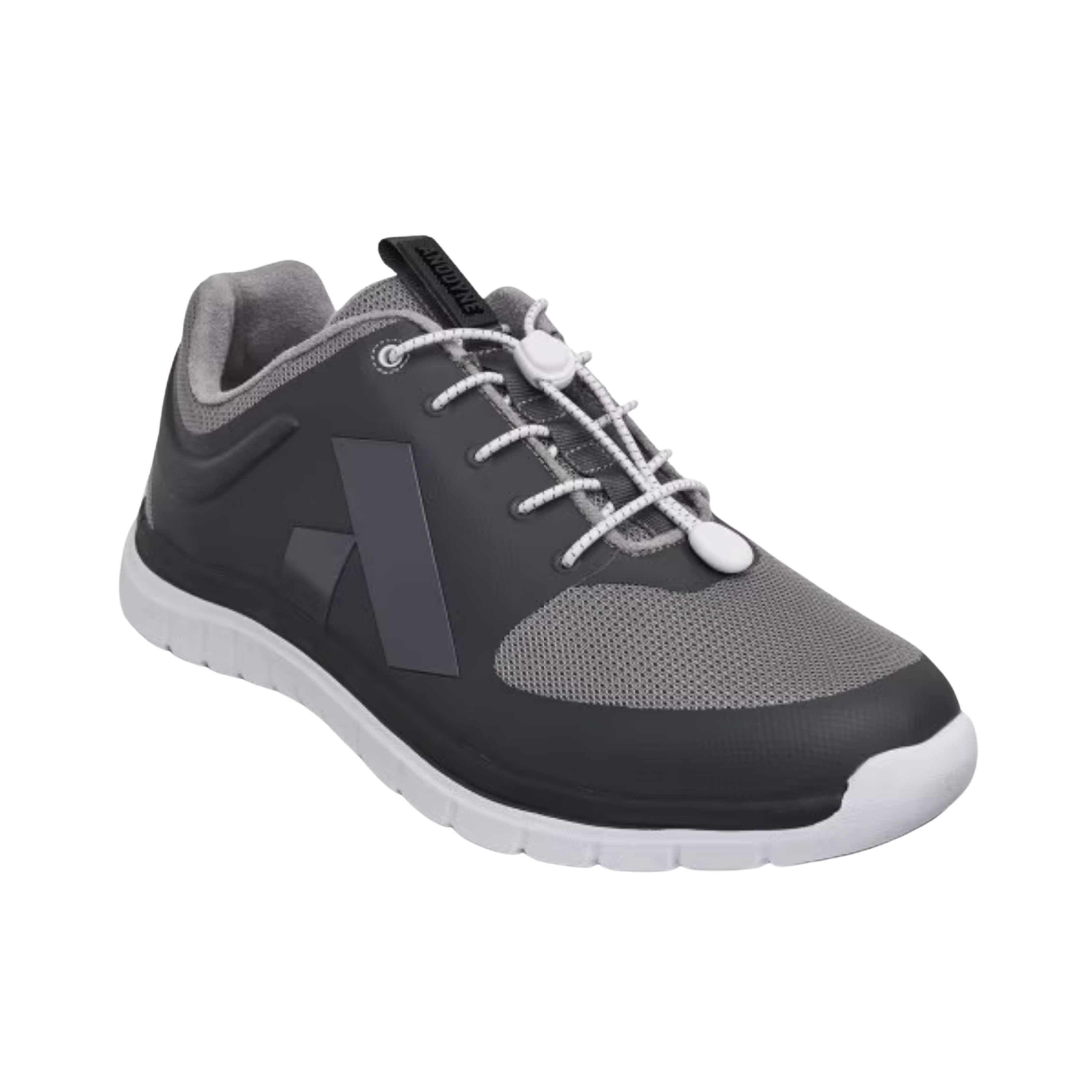 Men's Wide Width Running Shoes Grey/Black - Lightweight Athletic Sneakers for Jogging, Gym & Casual Wear - Comfortable Sport Runner #22 for Men