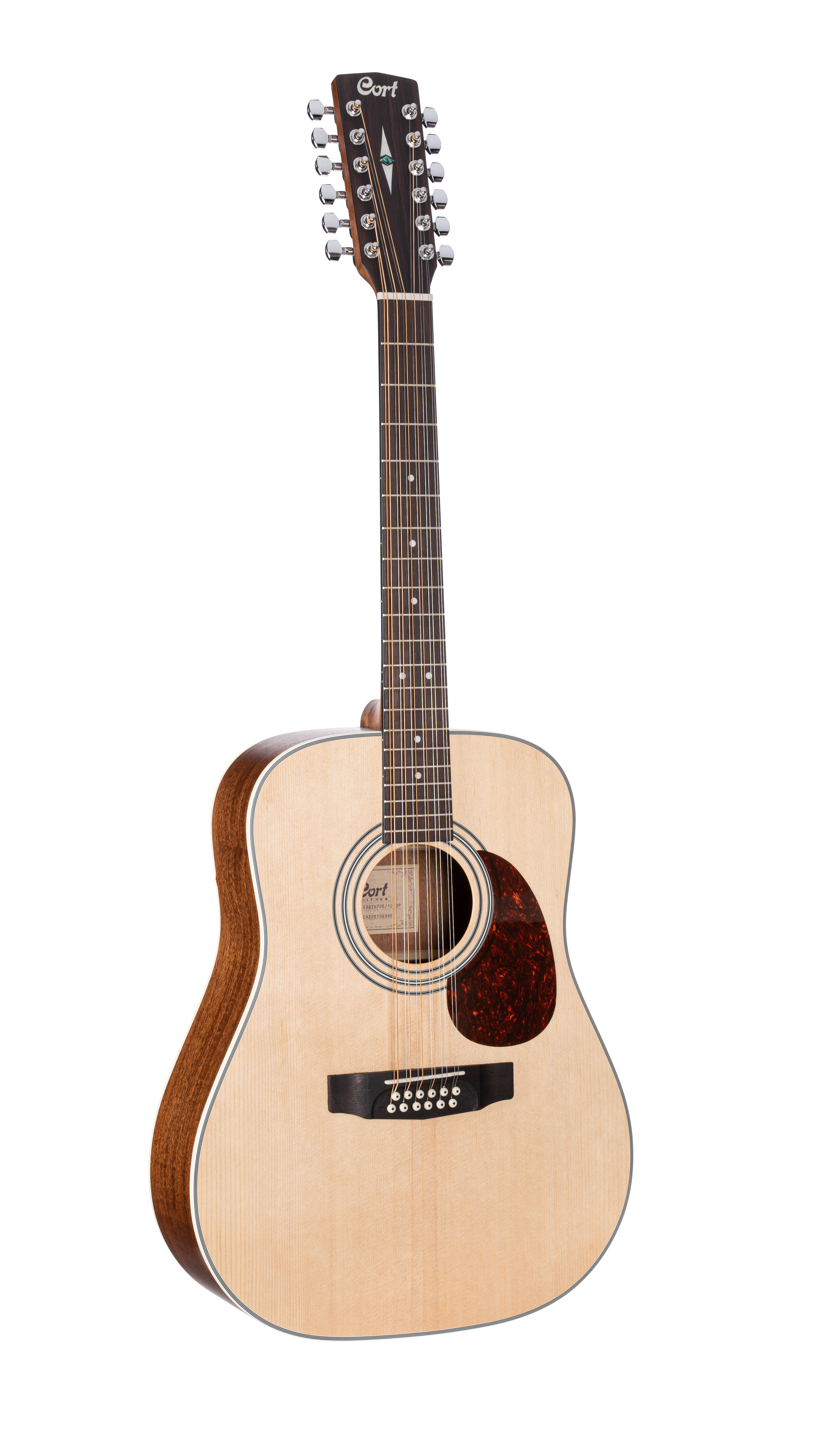 Cort Earth 70 12-String OP Dreadnought Acoustic Guitar - Perfect for Live Performances, Studio Recording & Folk Music