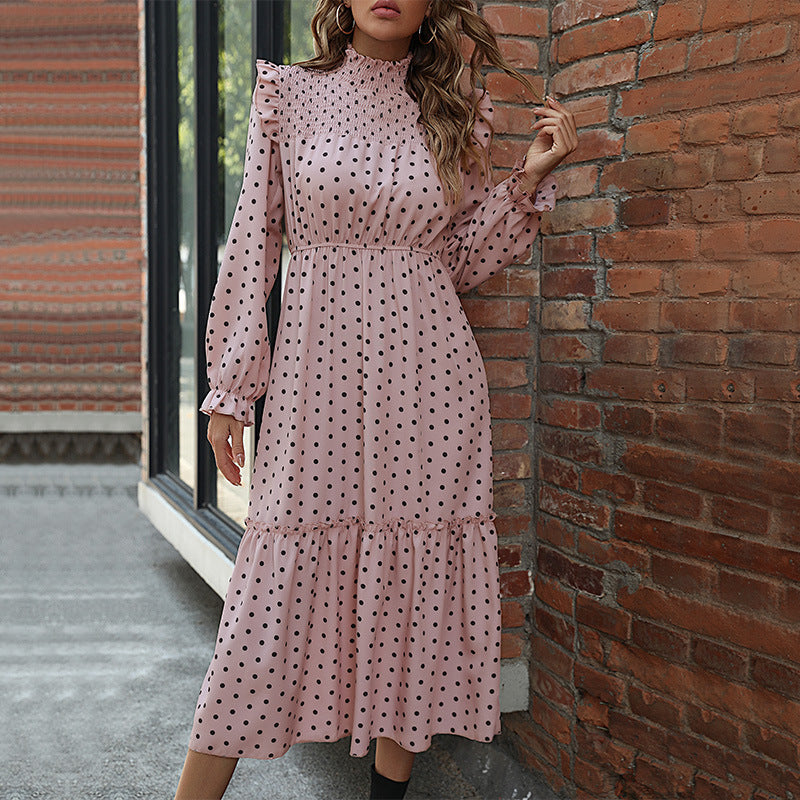 LOVEVOP Women's Polka Dot Sleeveless Tiered Dress - Flutter Sleeve Floral Print Summer Maxi Dress for Beach, Wedding & Party | Cross Border Fashion 2025
