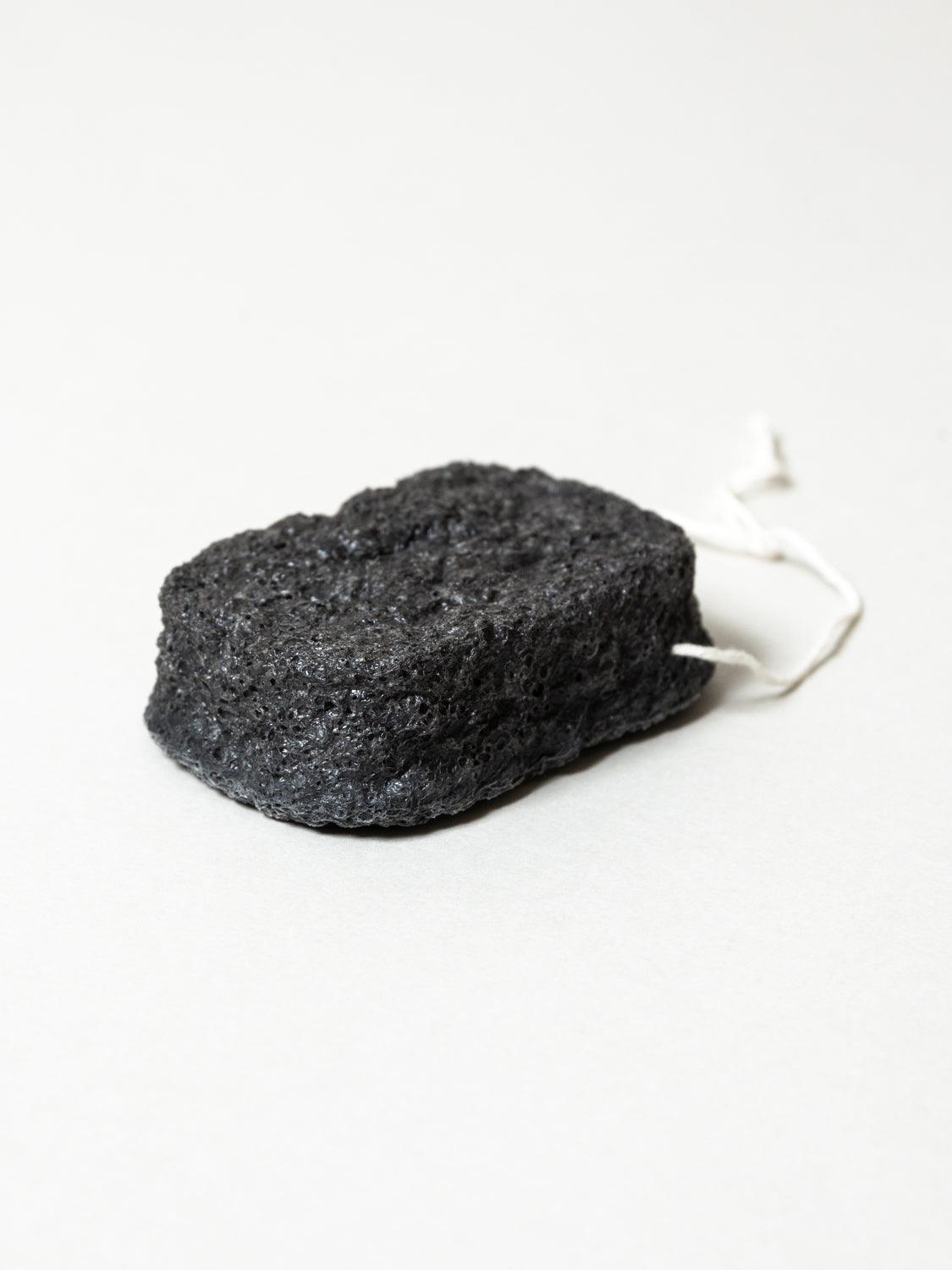 Morihata Binchotan Charcoal Facial Puff - Natural Exfoliating & Cleansing Sponge for Deep Pore Cleansing | Perfect for Daily Skincare & Blackhead Removal