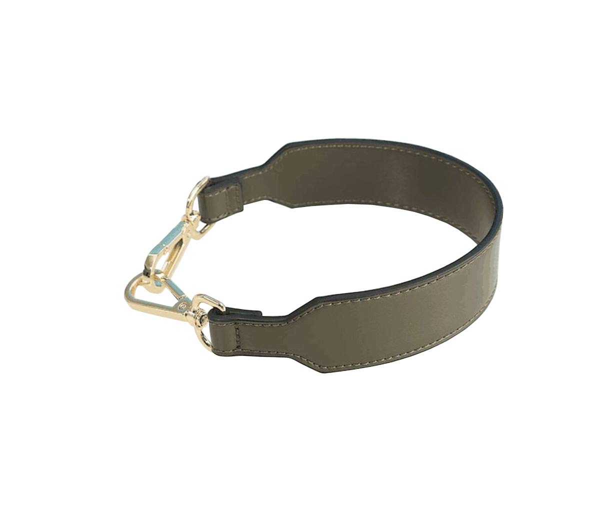PU Leather Replacement Handbag Strap - Short Unadjustable Shoulder Strap for Purses & Bags (Blackish Green) | Perfect for Everyday Use & Fashion Accessories