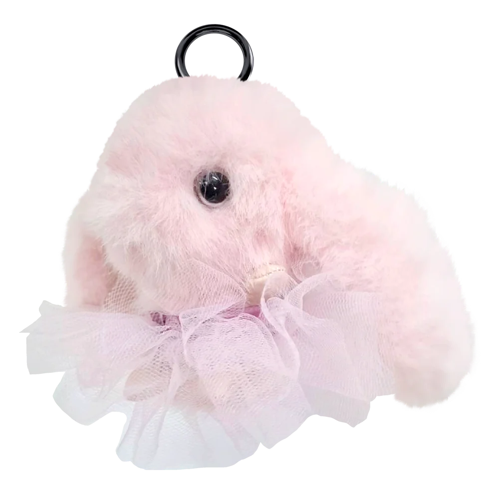 Cute Bunny Keychain - 24 Pack Adorable Rabbit Key Rings for Gifts, Party Favors & Home Decor - Perfect for Kids, Easter, Birthday & Christmas Presents