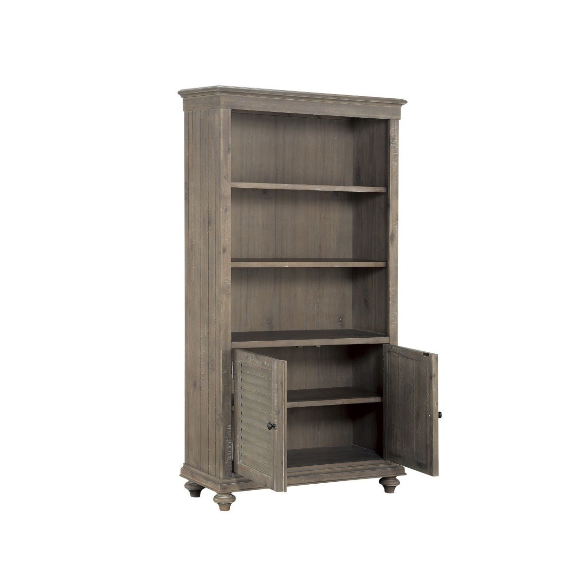 Cardano Grey Collection Bookcase - Modern Wooden Bookshelf for Home & Office Storage | Perfect for Living Room, Bedroom & Study Organization