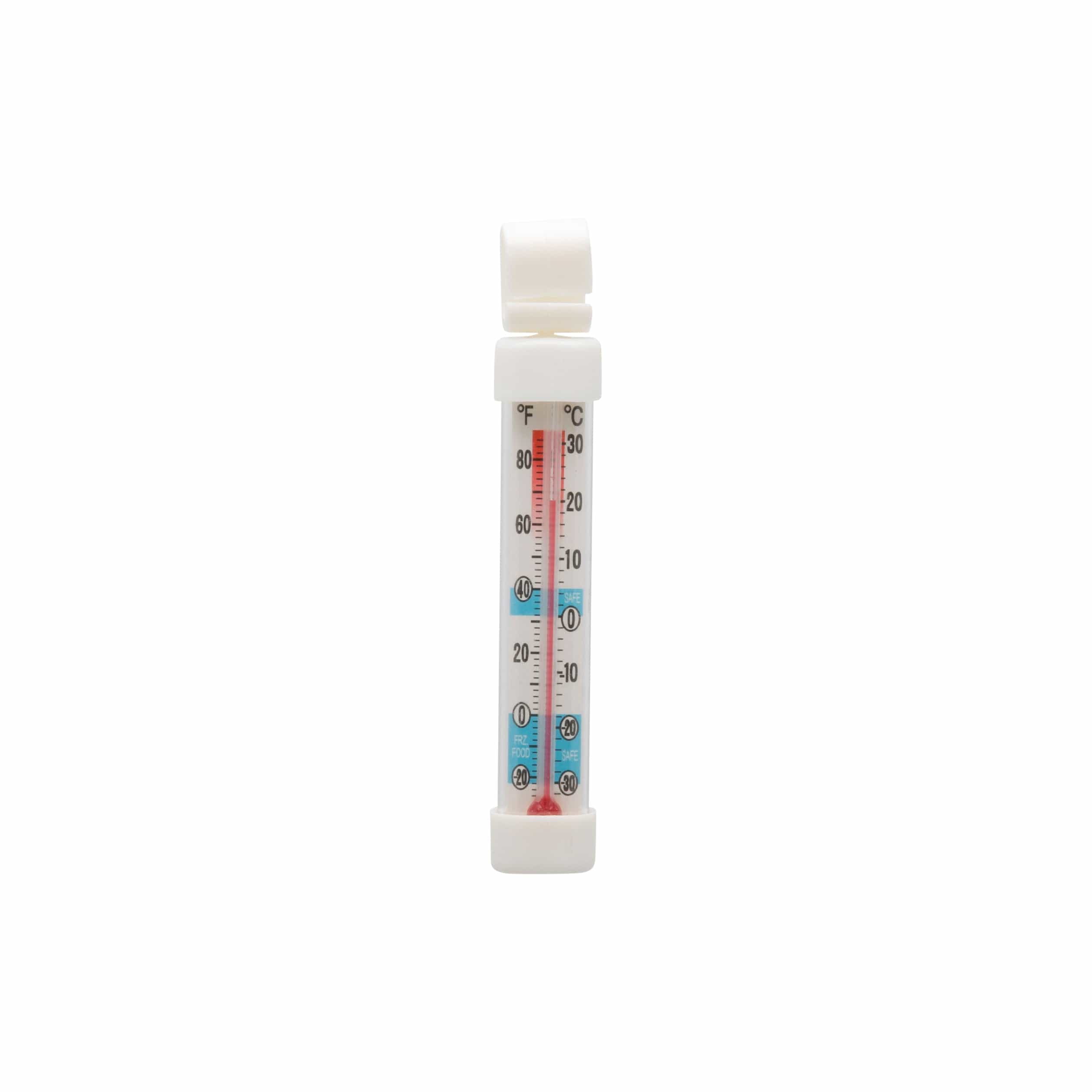 Accurate Digital Hanging Refrigerator Freezer Thermometer with Large LCD Display - Monitor Food Safety for Home Kitchen, Restaurant, and Commercial Use