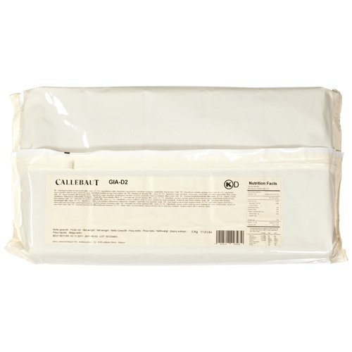 Premium Gianduja Hazelnut Chocolate Baking Block - 11 lbs for Professional Desserts & Pastries | Ideal for Cakes, Truffles, and Italian-Style Confections