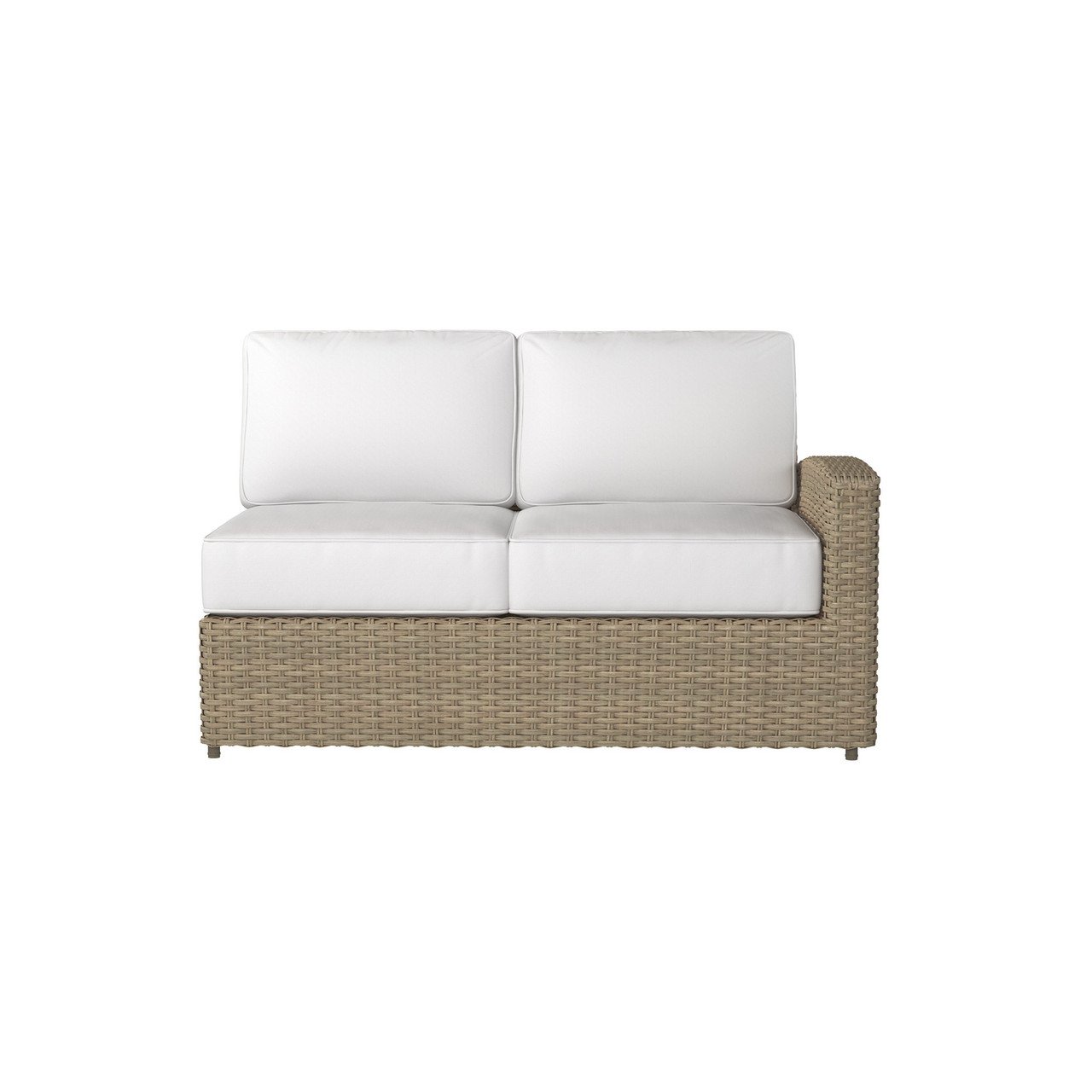 Phisco Biscayne 4-Piece Outdoor Sectional Sofa Set - Water-Resistant Patio Furniture for Backyard, Poolside & Garden Relaxation