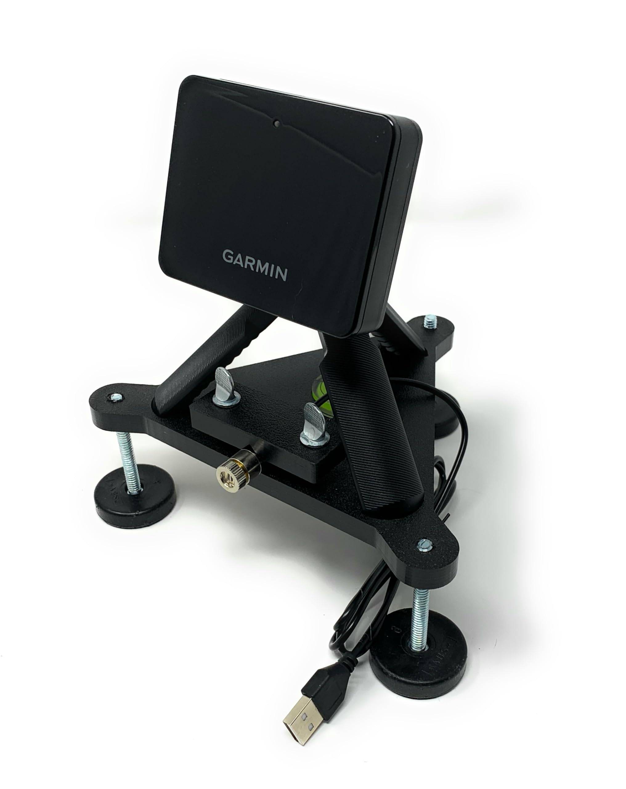 Garmin R10 Golf Alignment Stand with Laser - Indoor & Outdoor Practice Aid for Golf Simulator & Driving Range Training