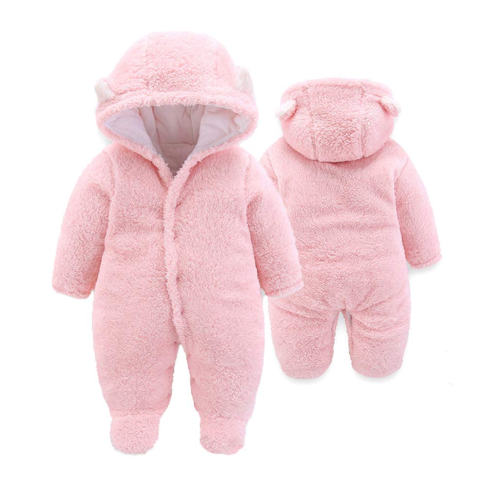 XMWEALTHY Unisex Baby Winter Coats & Snowsuits - Warm Newborn Infant Jumpsuit Bodysuit for Boys & Girls | Perfect for Winter Outings, Snow Play & Baby Registry Essentials