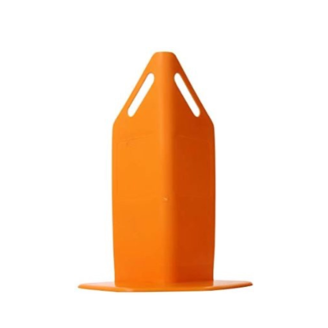 Orange Wall Corner Guard for Hose - Heavy Duty Corner Protector for Home, Office & Warehouse - Prevent Damage from Bumps & Scratches (Ideal for Hallways, Garages & High-Traffic Areas)