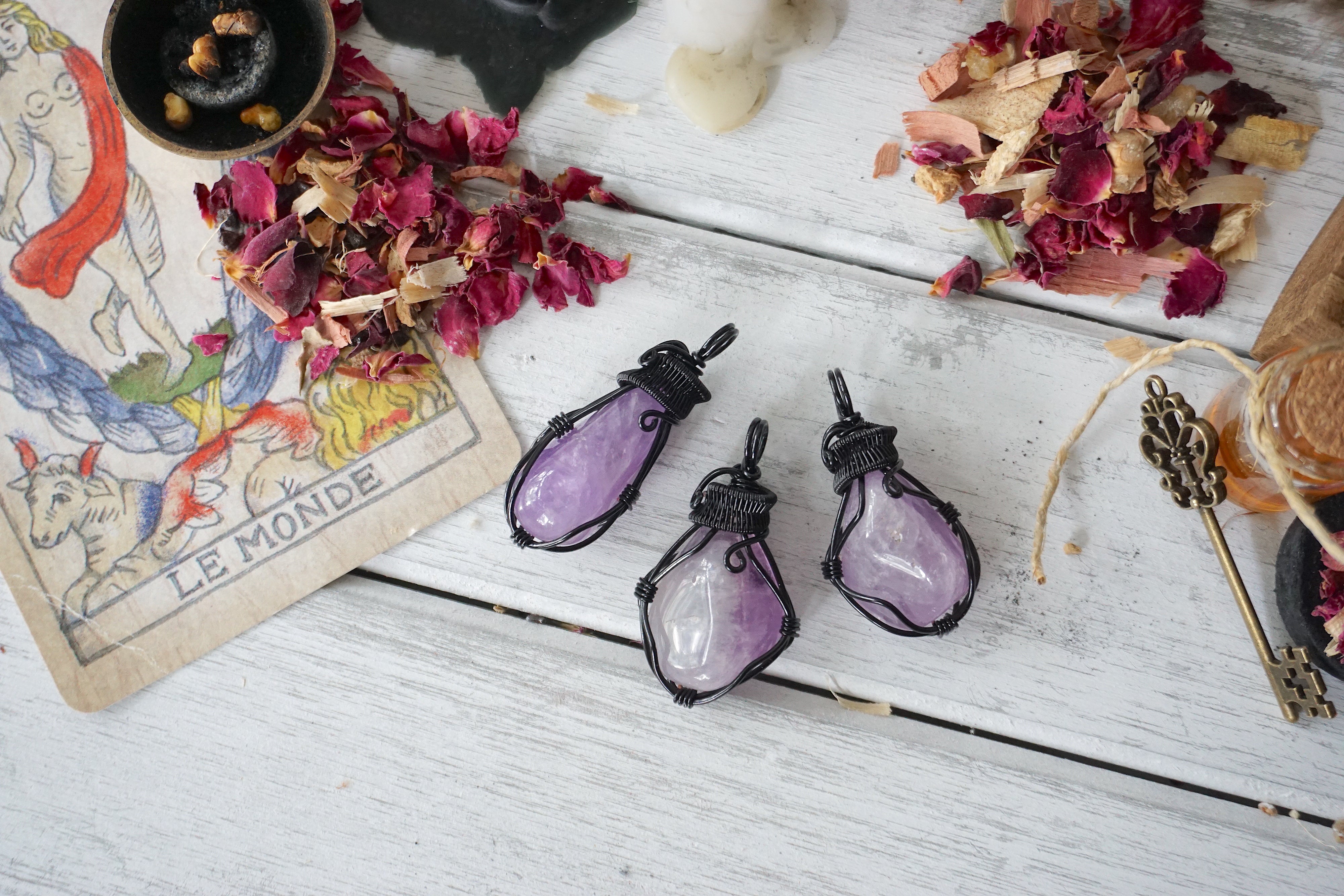 AURA FOUNDATION COLLECTION - Genuine Amethyst Crystal Necklace for Women, Healing Stone Jewelry for Meditation, Yoga & Spiritual Protection | Elegant Purple Gemstone Pendant Gift for Her