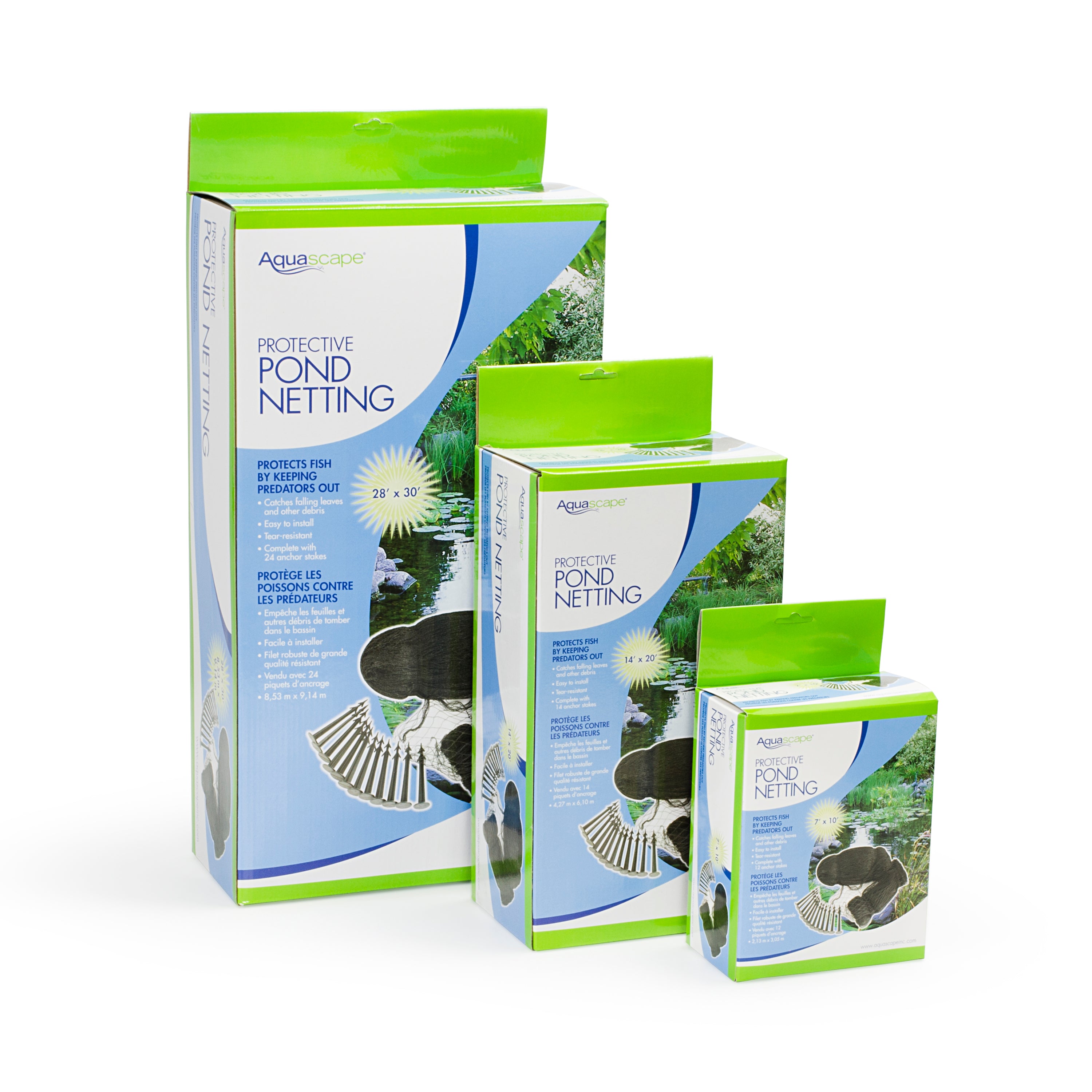 Durable Protective Pond Netting for Fish Safety & Debris Control - Ideal for Garden Ponds, Koi Ponds & Water Features