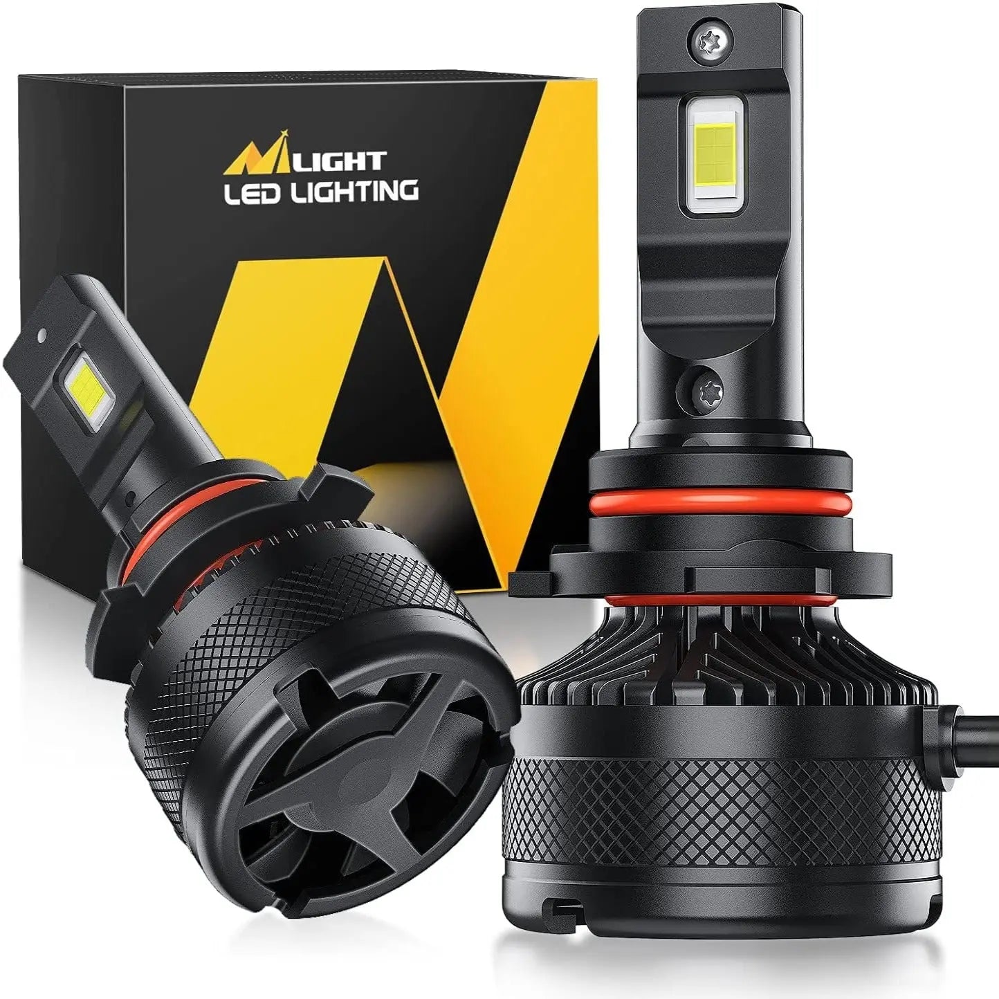 Nilight A9 9006 LED Headlight Bulbs - 700% Brighter HB4 LED Conversion Kit, 6000K Cool White Low Beam, 2 Pack - Perfect for Night Driving & Off-Road Vehicles
